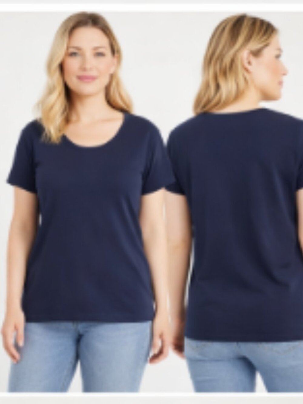 Navy Tee XL 💙 Walmart Basic Cute Casual | Camiseta Básica